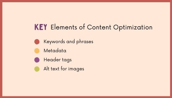 key element of content optimization