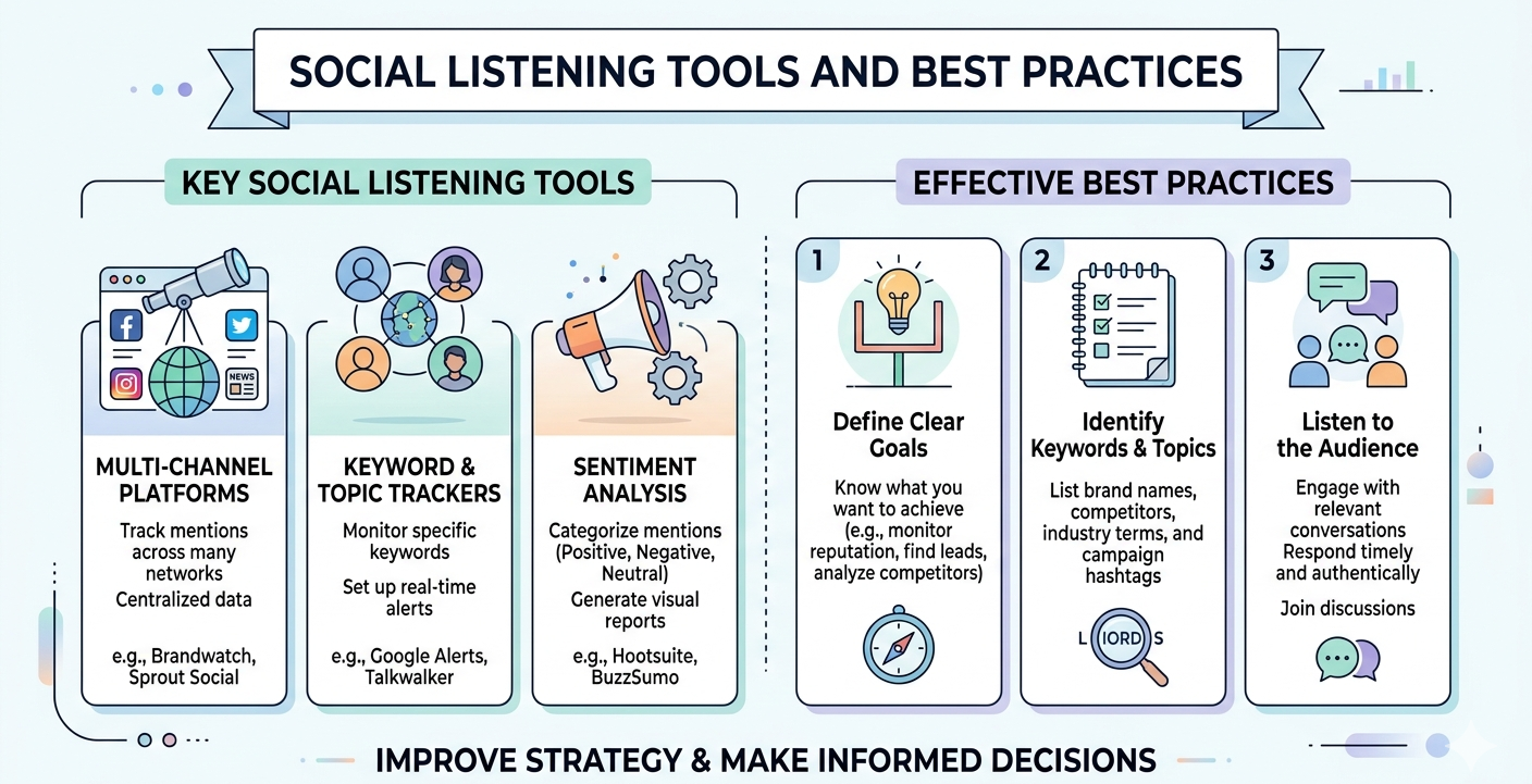Social Listening Tools and Best Practices