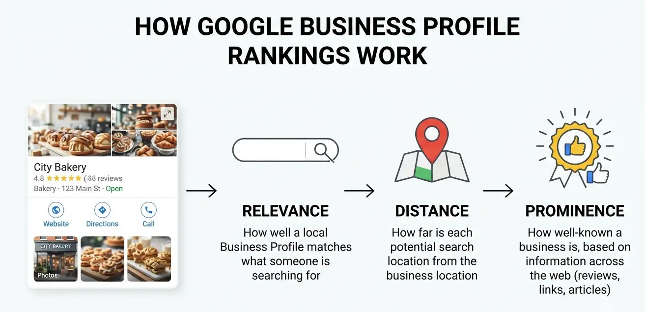 How Google Business Profile Rankings Work